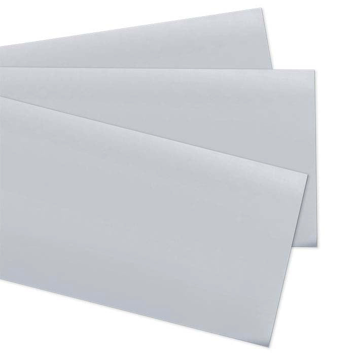 Sterling Silver 101.6mm Sheet, 1.02mm, Spring-Hard, Mirror-Finish