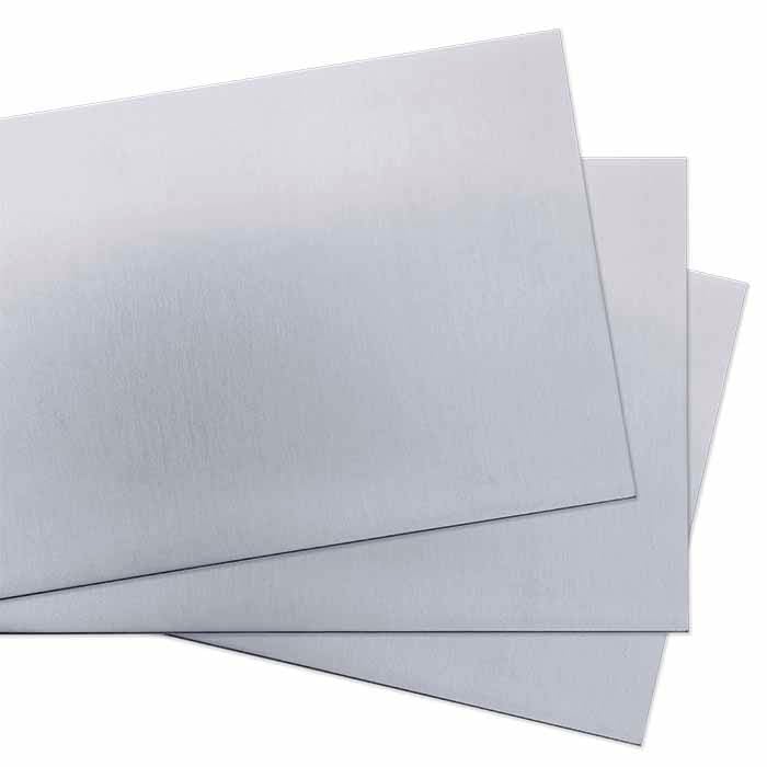 Sterling Silver 152.4mm Sheet, 4.12mm, Dead-Soft, Brushed Finish