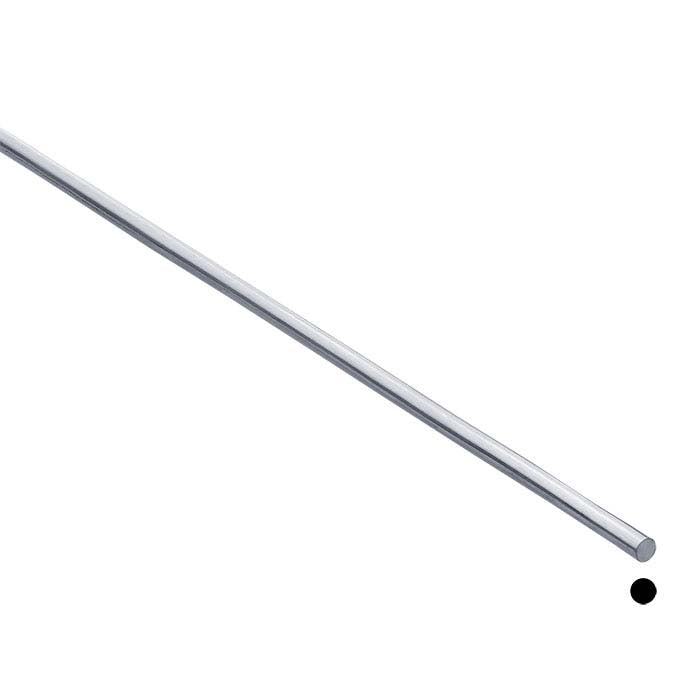 Sterling Silver Round Wire, 0.51mm, Dead-Soft