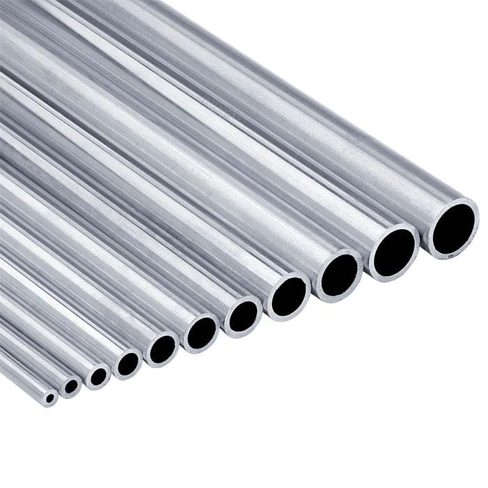Sterling sølv 2,03 mm sømløs tykkveggsrør, hard, 304,8 mm lengde