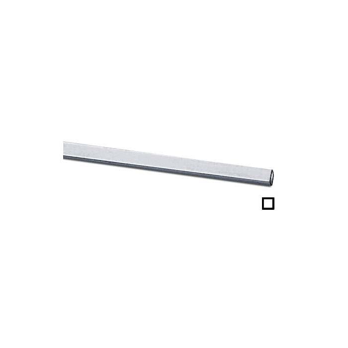 Sterling Silver 4.06mm Square Tubing, Hard, 304.8mm Length