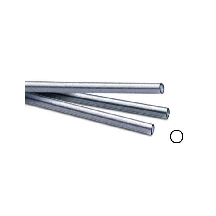 Tubo de plata esterlina sin costura de 6,35 mm, duro, longitud de 304,8 mm