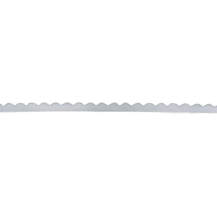 .999 Λεπτό Ασήμι 3,17mm Σκαλιστή Λωρίδα, 0,32mm, Νεκρά Μαλακό