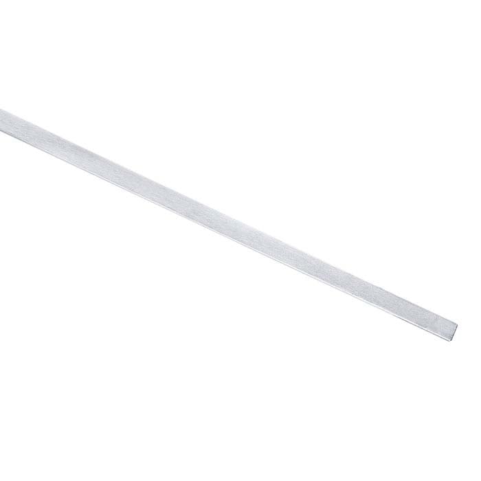 Tira de plata fina .999 de 3,97 mm, 0,32 mm, muy blanda