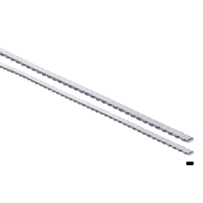 Sterling Silver Flattened Twist Wire, Soft
