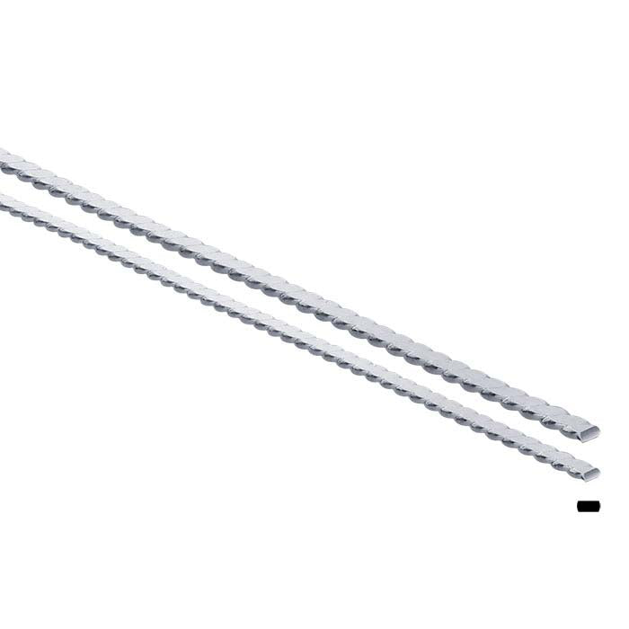 Sterling Silver Flattened Twist Wire, Soft