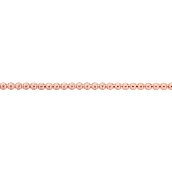14K Rose Gold 1.2mm Bead Wire, Dead-Soft