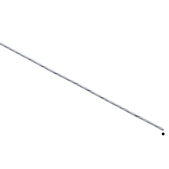 Sterling Silver Diamond-Cut Pattern #1 Wire, Dead-Soft