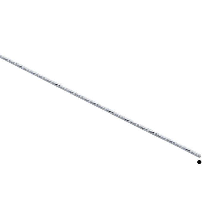 Sterling Silver Diamond-Cut Pattern #1 Wire, Dead-Soft