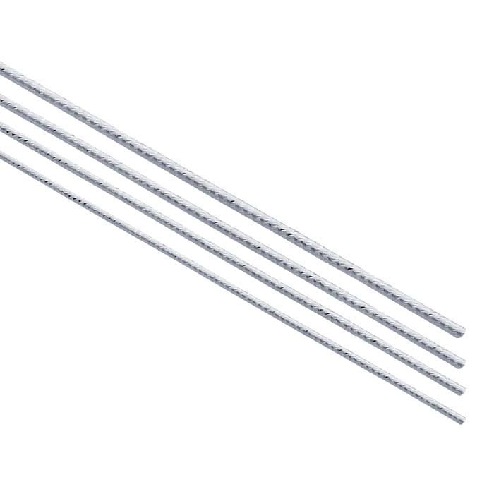 Sterling Silver Diamond-Cut Pattern #2 Wire, Dead-Soft