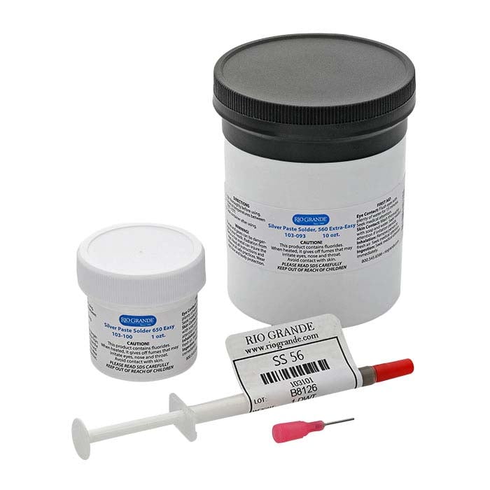 Silver Paste Solder Syringe, 560 Extra-Easy, 1 dwt.