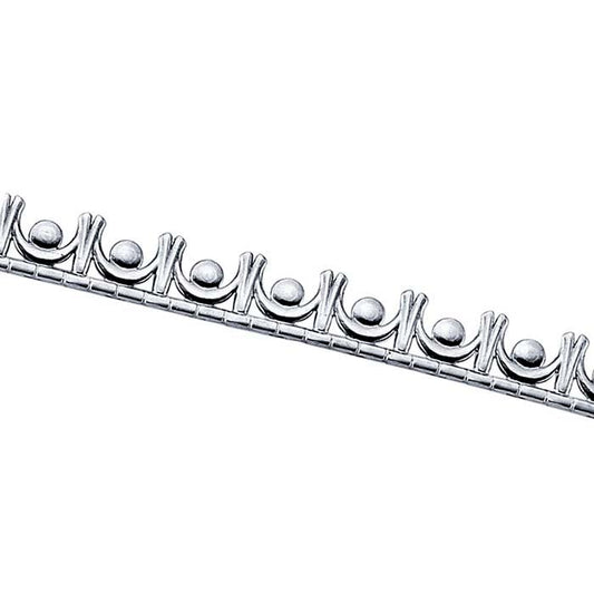 Sterling Silver "Swag" Gallery Wire, Hard (as rolled)