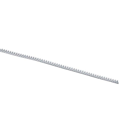 Sterling Silver "Beaded Swag" Gallery Wire, Hard (as rolled)