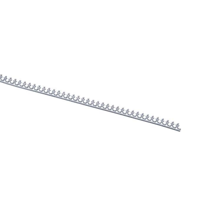Sterling Silver "Twist Ring" Gallery Wire, Hard (as rolled)