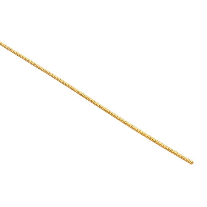 14/20 Yellow Gold-Filled Pattern #1 Sparkle Wire, 1.1mm, 1/4-Hard