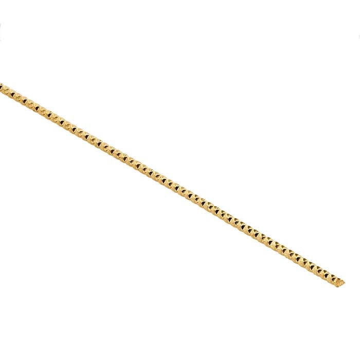 14/20 Yellow Gold-Filled Pattern #3 Sparkle Wire, 1.6mm, 1/4-Hard