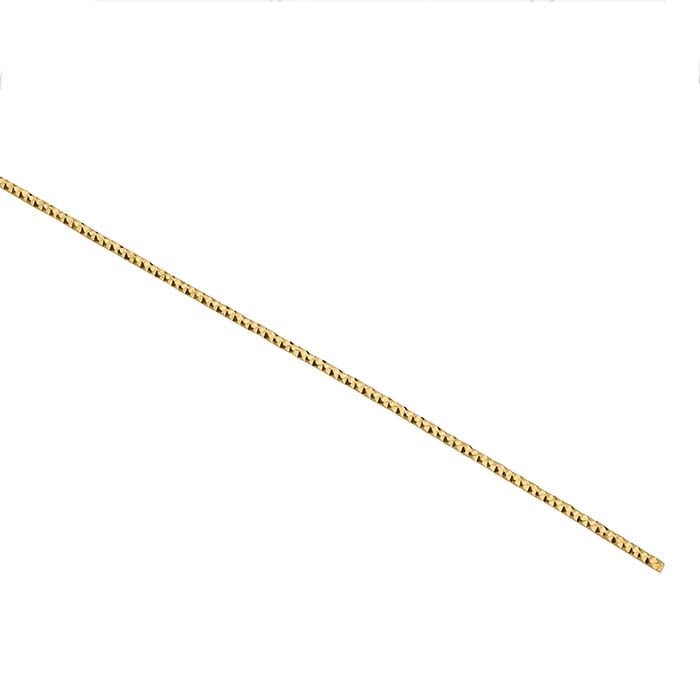 14/20 Yellow Gold-Filled Pattern #3 Sparkle Wire, 1mm, 1/4-Hard