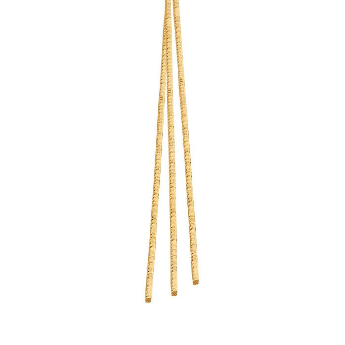 14/20 Yellow Gold-Filled Pattern #4 Sparkle Wire, 0.9mm, 1/4-Hard