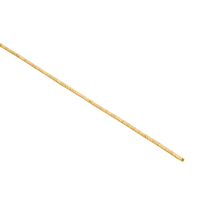14/20 Yellow Gold-Filled Pattern #4 Sparkle Wire, 0.9mm, 1/4-Hard