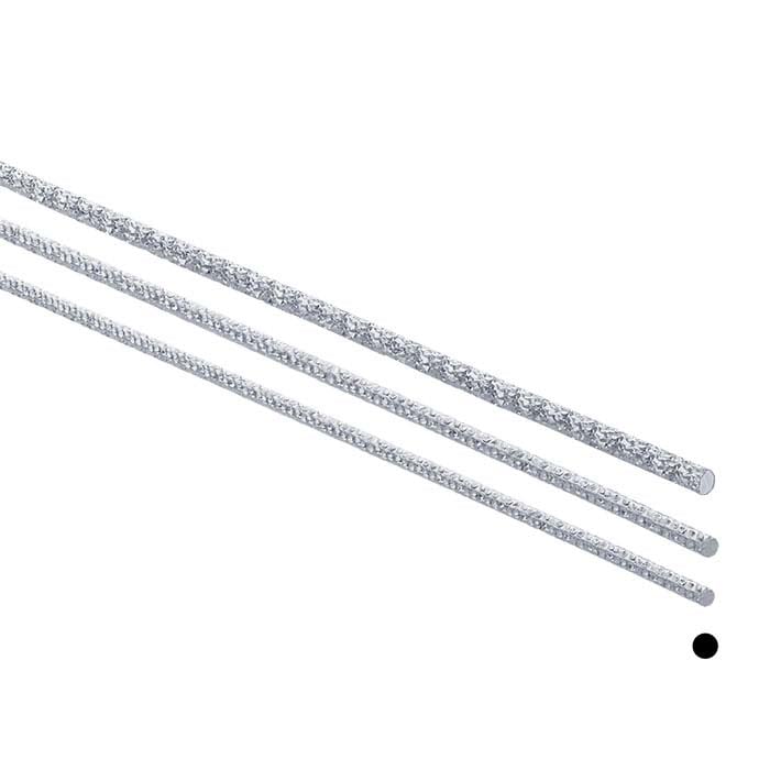 Sterling Silver Pattern #2 Sparkle Wire, 1.1mm, 1/4-Hard