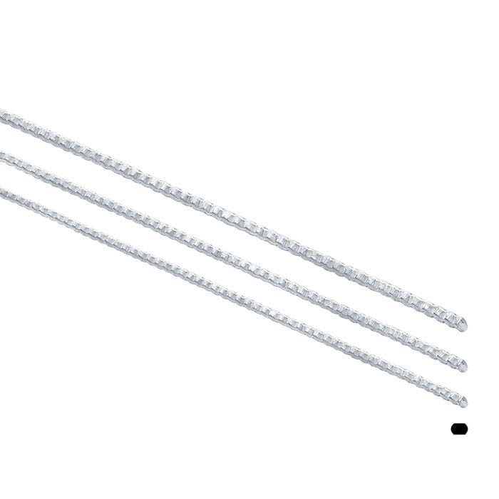 Sterling Silver Pattern #4 Sparkle Wire, 1.2mm, 1/4-Hard
