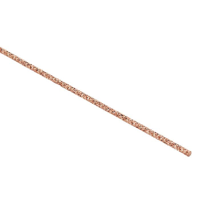 14/20 Rose Gold-Filled Pattern #2 Sparkle Wire, 1.8mm, 1/4-Hard