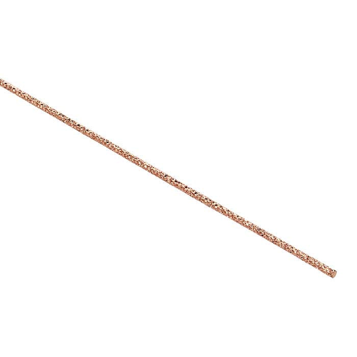 14/20 Rose Gold-Filled Pattern #2 Sparkle Wire, 1.4mm, 1/4-Hard