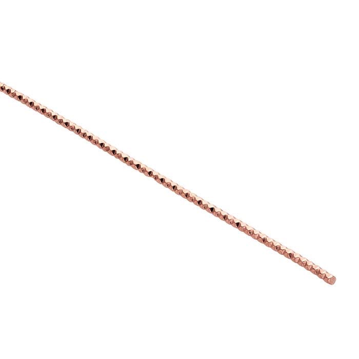 14/20 Rose Gold-Filled Pattern #3 Sparkle Wire, 1.6mm, 1/4-Hard