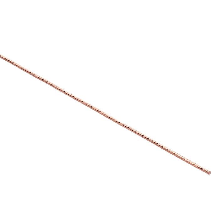 14/20 Rose Gold-Filled Pattern #3 Sparkle Wire, 1mm, 1/4-Hard