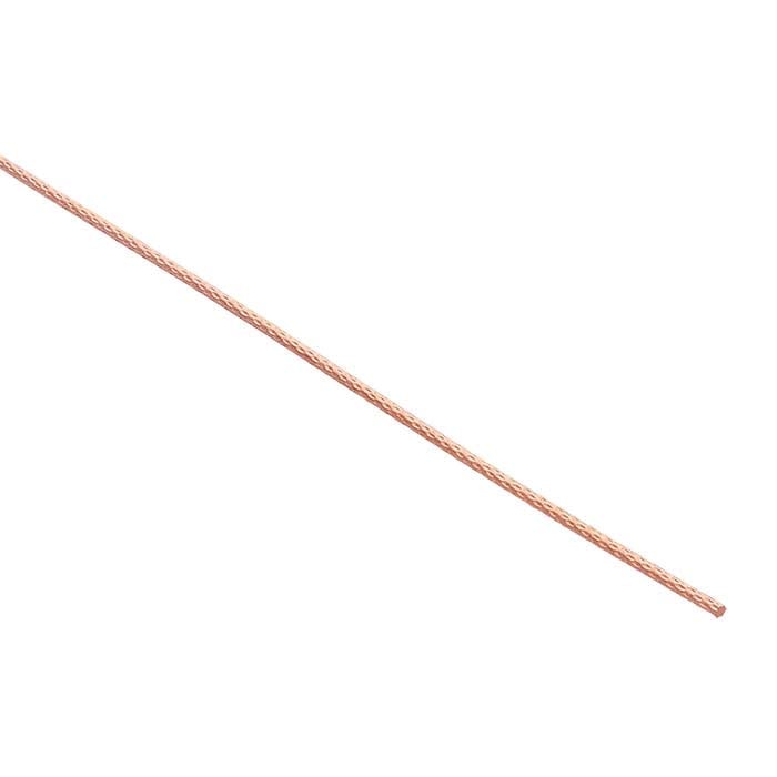 14/20 Rose Gold-Filled Pattern #1 Sparkle Wire, 1mm, 1/4-Hard