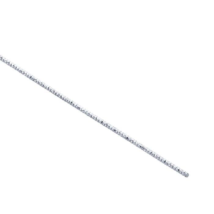 14K White Gold Pattern #5 Sparkle Wire, 1.0mm, 1/4-Hard