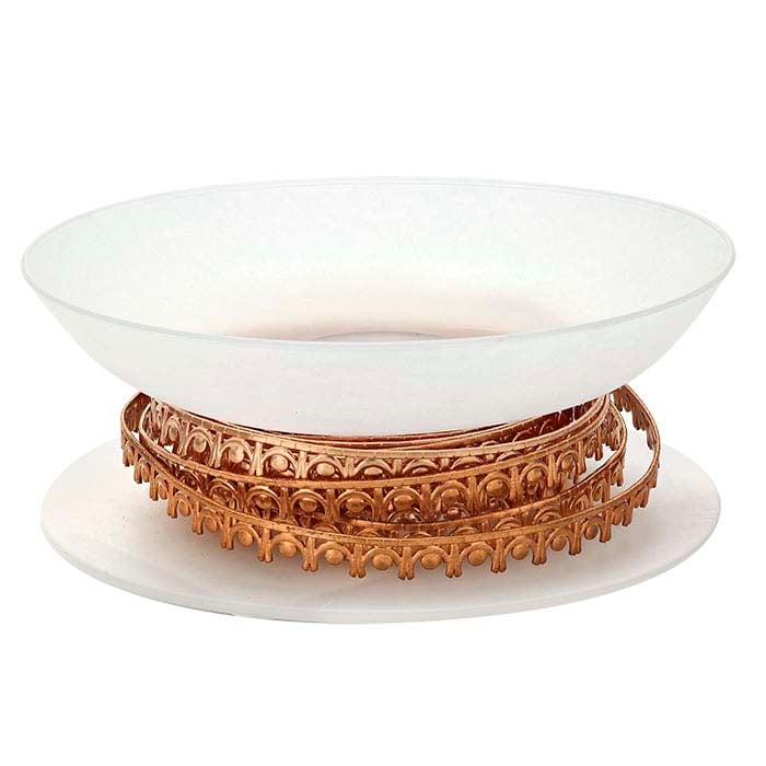 Copper "Swag" Gallery Wire, Hard (as rolled