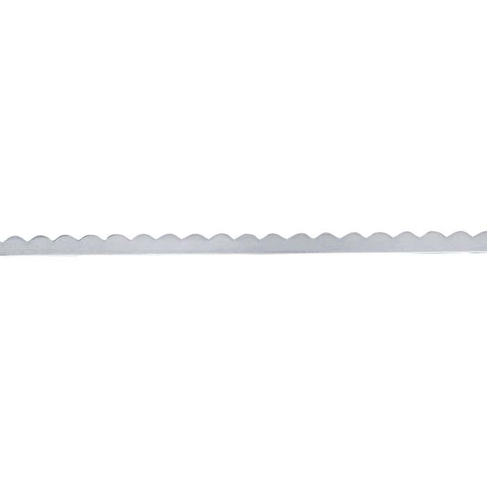 .999 Λεπτό Ασήμι 3,17mm Σκαλιστή Λωρίδα, 0,25mm, Νεκρά Μαλακό