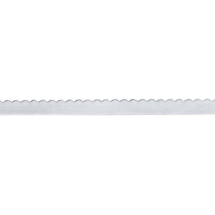 .999 Fine Silver 4.76mm Scalloped Strip, 0.25mm, Dead-Soft