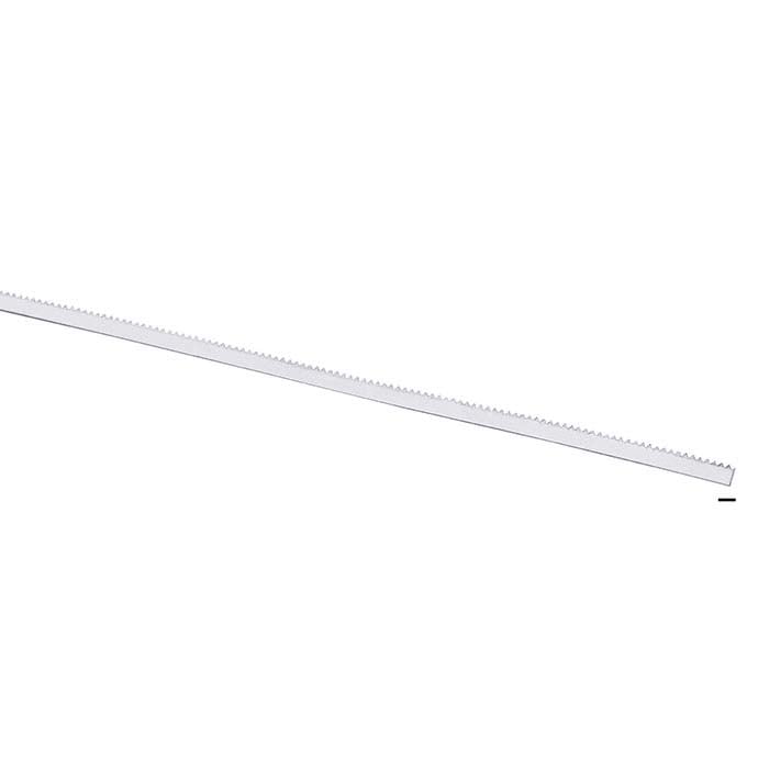 Sterling Silver 3.17mm Serrated Strip, 0.32mm, Dead-Soft