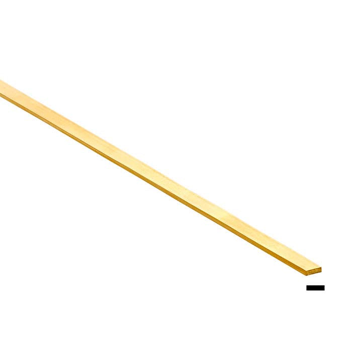 14/20 Yellow Gold-Filled 3 x 1mm Rectangle Wire, Dead Soft