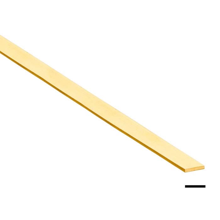 14/20 Yellow Gold-Filled 5.5 x 0.8mm Rectangle Wire, 1/2-Hard