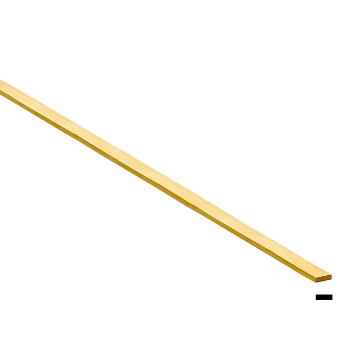 14/20 Yellow Gold-Filled 4 x .8mm Rectangle Wire, 1/4-Hard