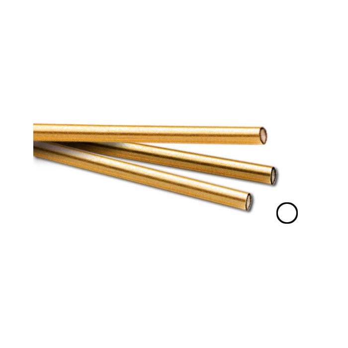 12/20 Gult Guld-Fyllt 7,2 mm Rör, 1/2-Hårt
