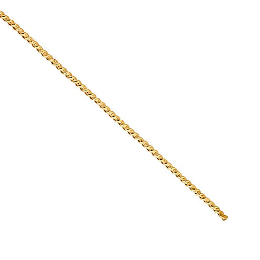 14/20 Guldpläterad Rund Tråd med Vridmönster, 2,59 mm, Mycket Mjuk
