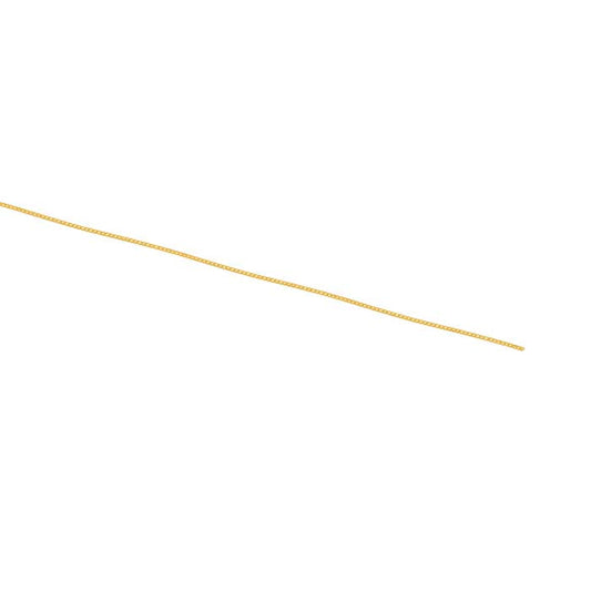 14/20 Guldpläterad Rund Tråd med Vridmönster, 0,81 mm, Död-Mjuk