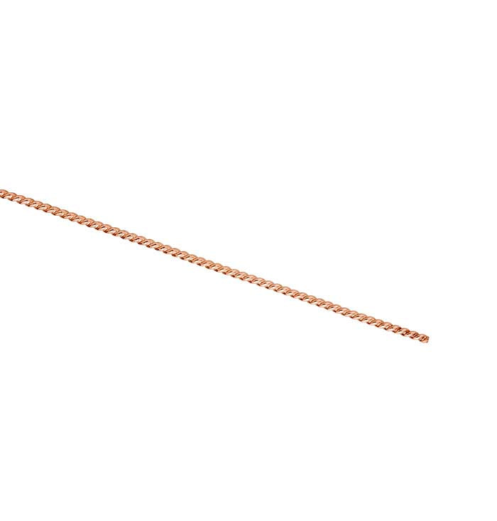 14/20 Rose Gold-Filled Round Twist-Pattern Wire, 0.72mm, Dead-Soft