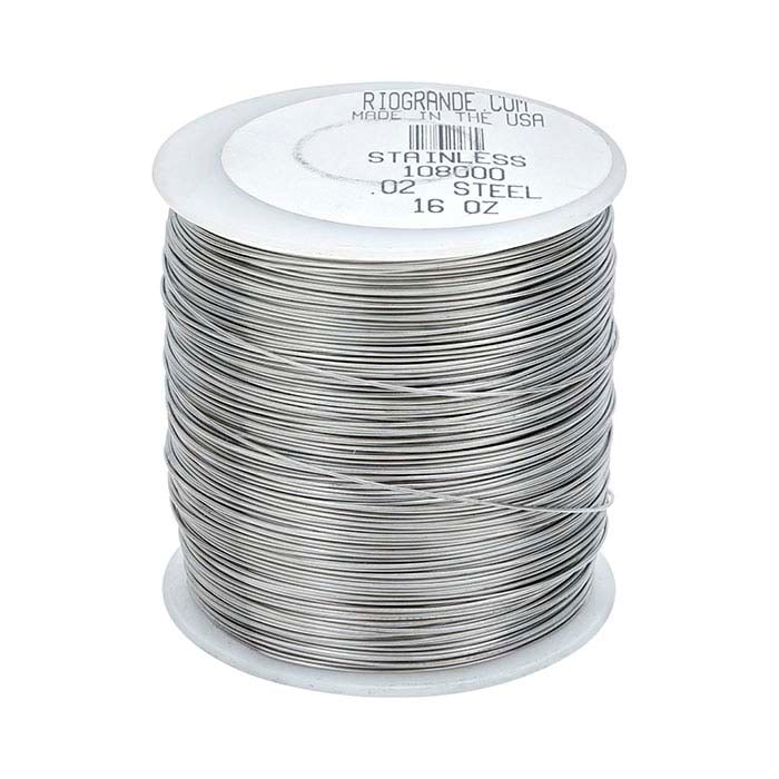 Edelstahl Runddraht, 1-lb. Spule, 0,51 mm, todweich