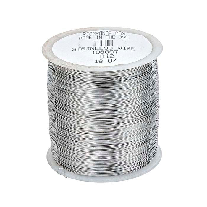 스테인리스 스틸 원형 와이어, 1파운드 스풀, 0.32mm, 데드-소프트
