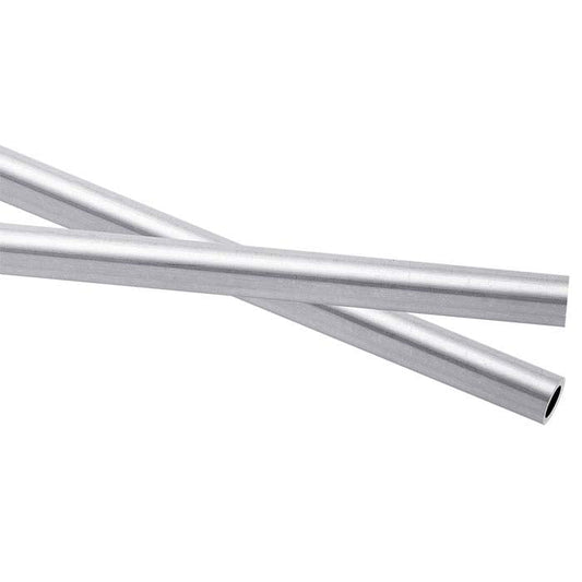 Argentium® 실버 4.57mm 두꺼운 벽 튜빙, 경질, 304.8mm 길이