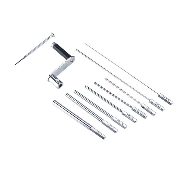 Wire-Wrap Quick Coiler Hand-Winder and Mandrel Set