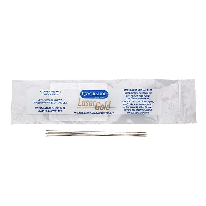 Laser Gold™ #5/0 Saw Blade, Pkg/12