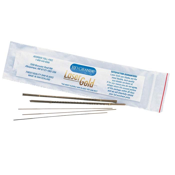 Laser Gold™ #2/0 Saw Blade, Pkg/12