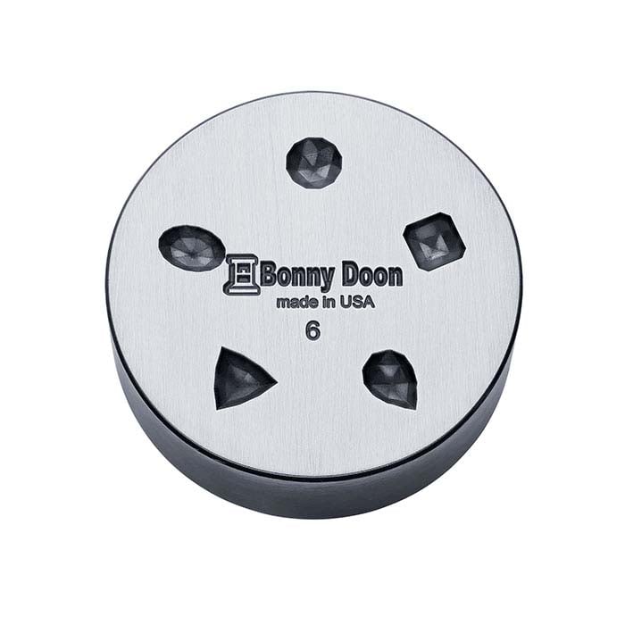 Bonny Doon Mini Coining Die Shot Plate, Combo #5 (Rose-Cut)
