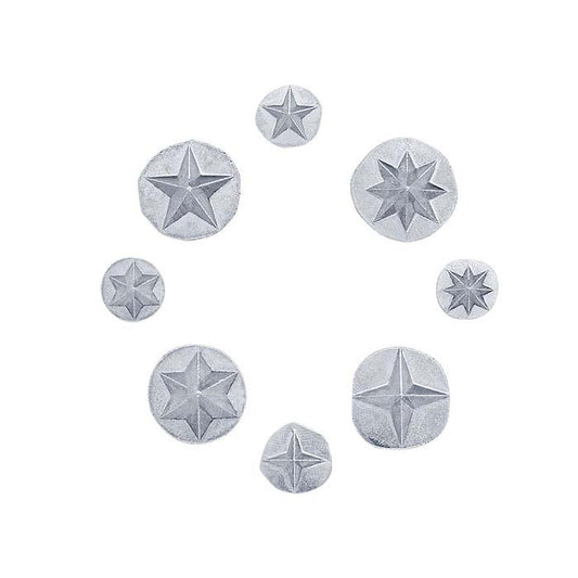 Bonny Doon Mini Coining Die Shot Plate, Gradueret #7 (Stjerner)